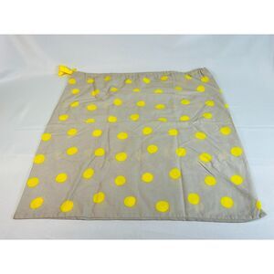 Boden Gray Yellow Polka Dot Dust Bag Handbag Clothing Gift Bag 20x22